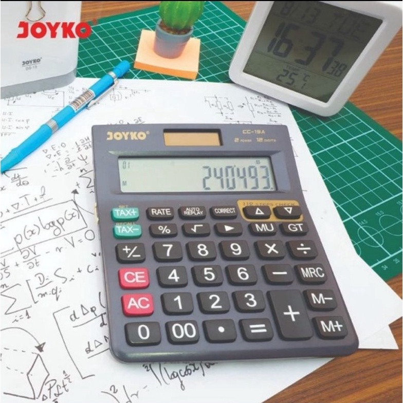 

HEMAT JOYKO CC15A Check Correct Calculator Kalkulator Bisa Cek Ulang 12 Digits