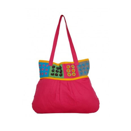 Tas Maika Etnik Floral Seedling Pink | Tas Bahu | Shoulder Bag | Tas Etnik