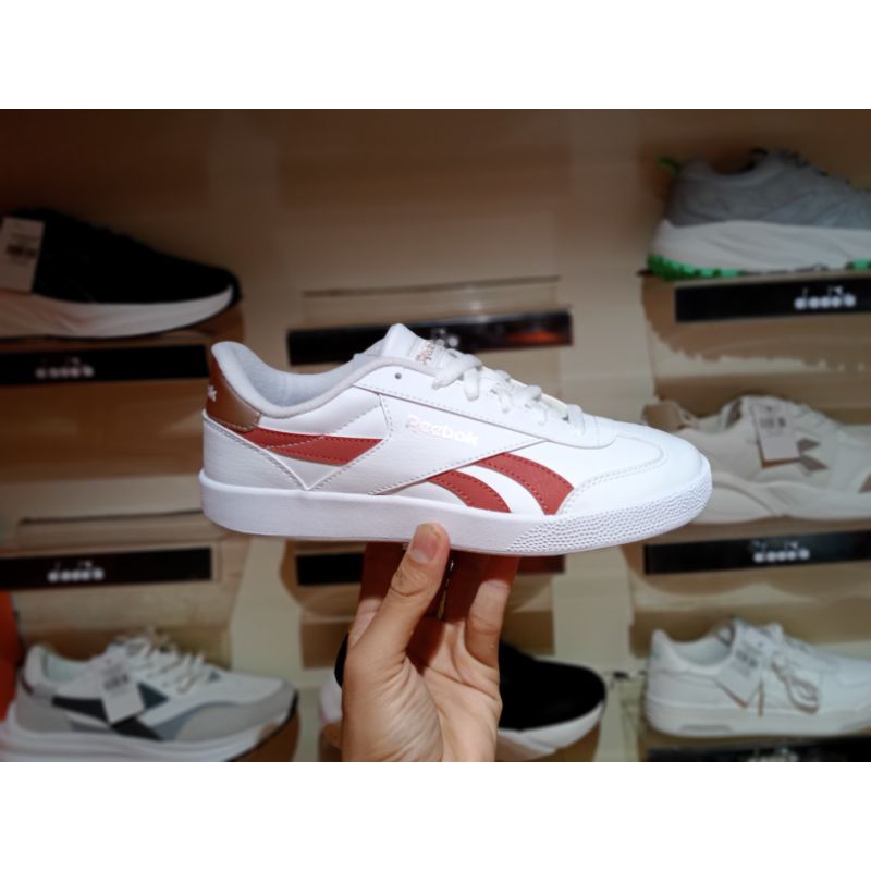 Sneakers wanita sepatu Reebok original/Reebok smash edge S women's sneakers shoes -White
