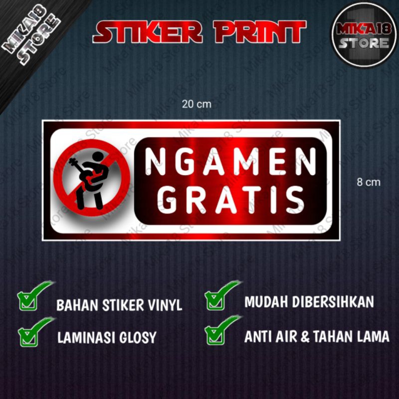 

STIKER NGAMEN GRATIS