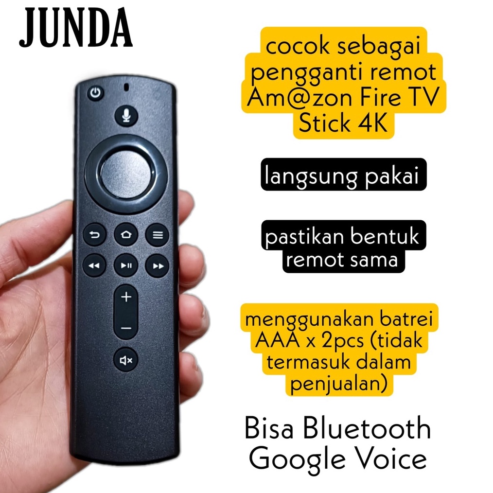 EKSKLUSIF REMOTE PENGANTI FIRE STICK 4K AMAZON REMOTE BLUETOOH VOICE