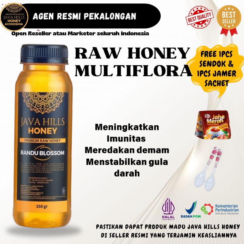 

JAVAHILLS HONEY MADU MULTIFLORA RAW HONEY MURNI ASLI PREMIUM 320GR