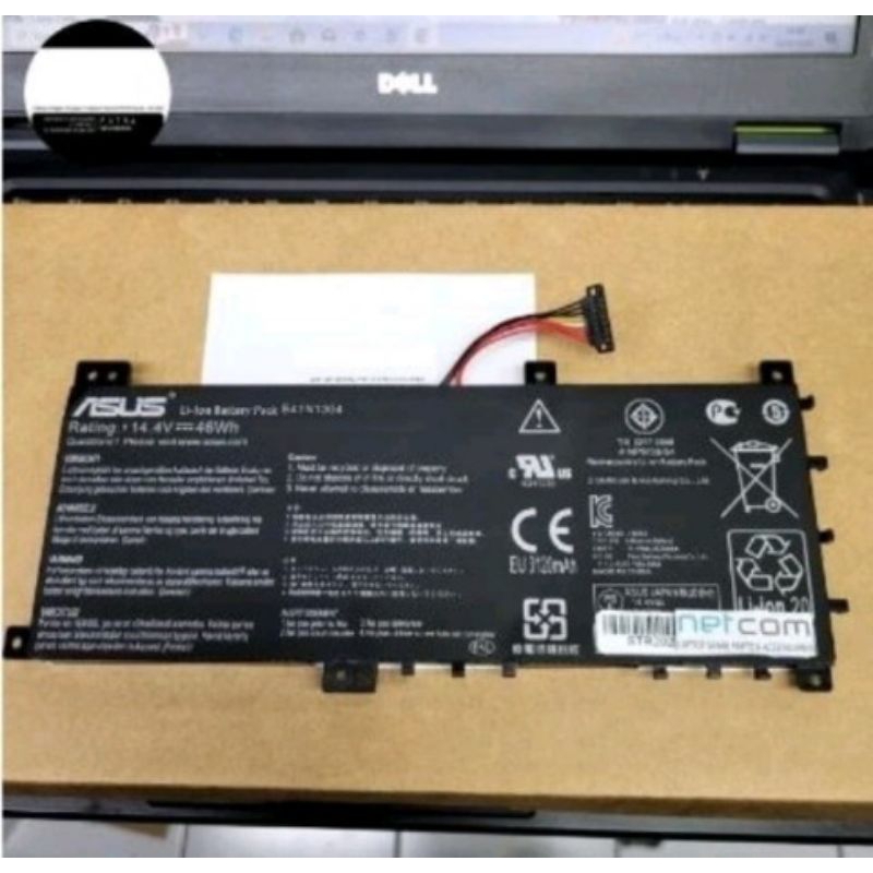 Baterai Laptop ASUS A451 A451L A451LN A451LB A451LA ( B41N1304 )