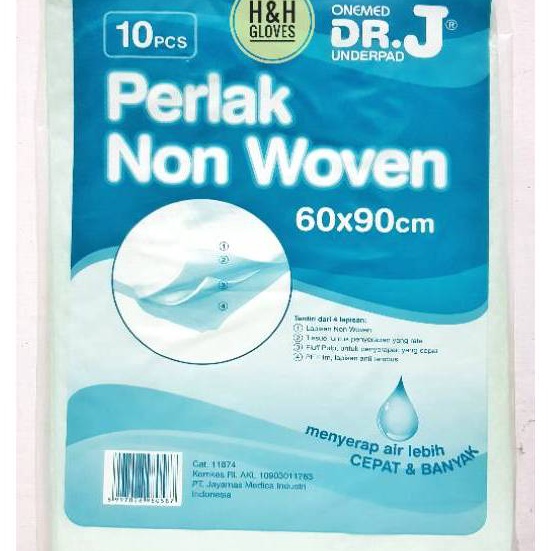 Tawaran Perlak Non Woven  Underpad Dr J  Upad  Underpad