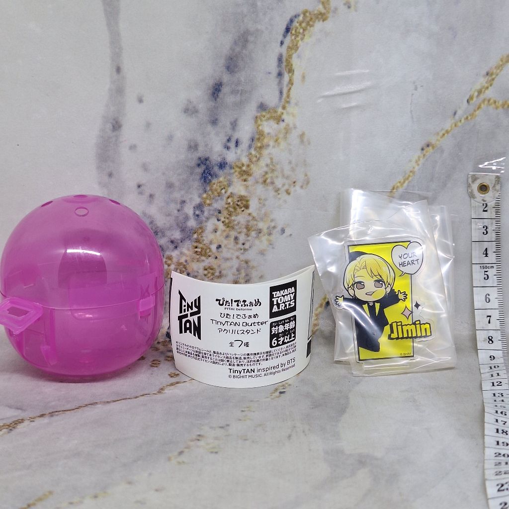 Tinytan Jimin Pita Butter Acrylic Stand BTS Akrilik Gashapon Gachapon Gacha Tiny Tan