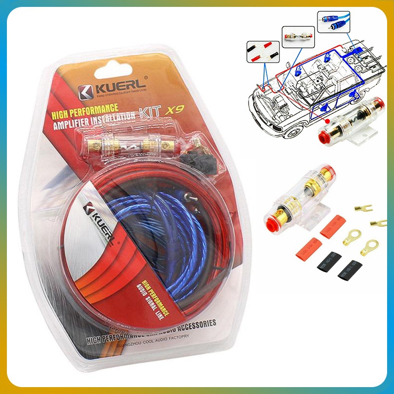 Paket Kabel Audio Mobil Full Set Instalasi Sound System Mobil