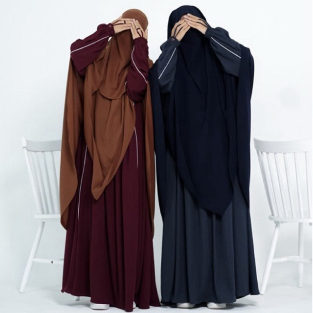Zakia Muslimah Wear | Dzurra series - Dress Only | Hanya Gamis