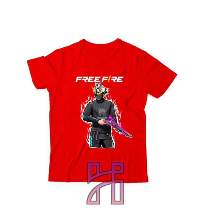 Kaos Anak Laki Laki FF Baju Anak Karakter Freefire Char Rapper Baju FF