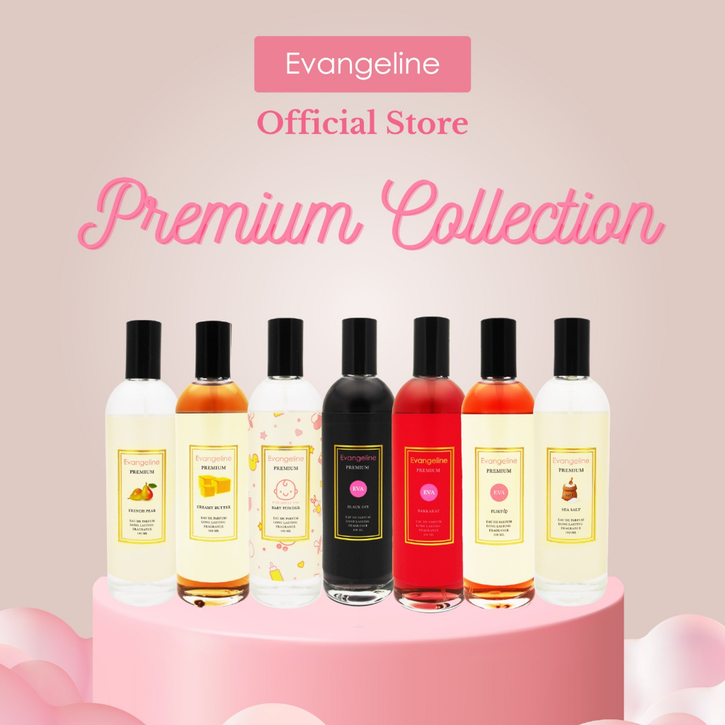 MFI - Evangeline Premium EDP 100ml Series | Bakkarat | Black Opium | Flirt | Creamy Butter | French 