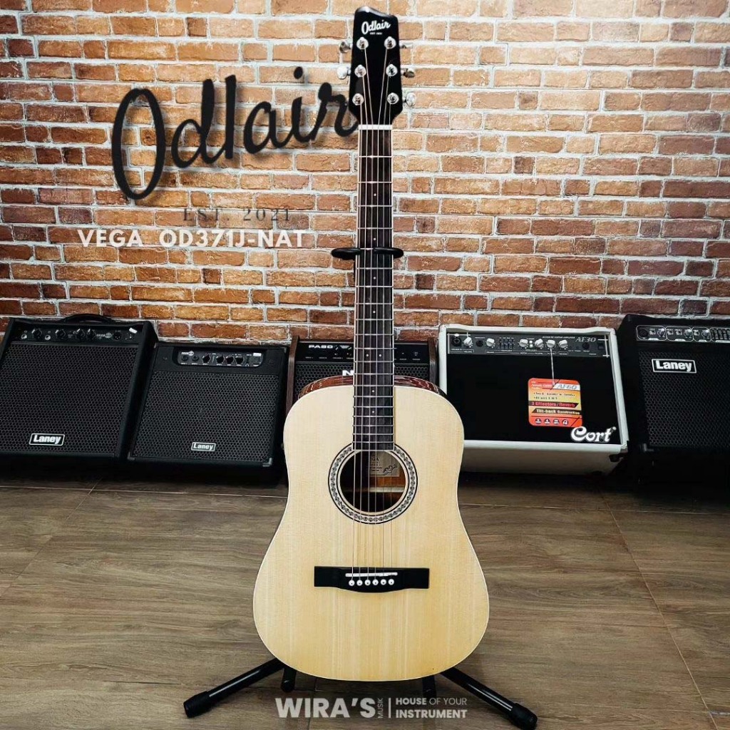 Gitar Akustik Elektrik Odlair Vega Junior