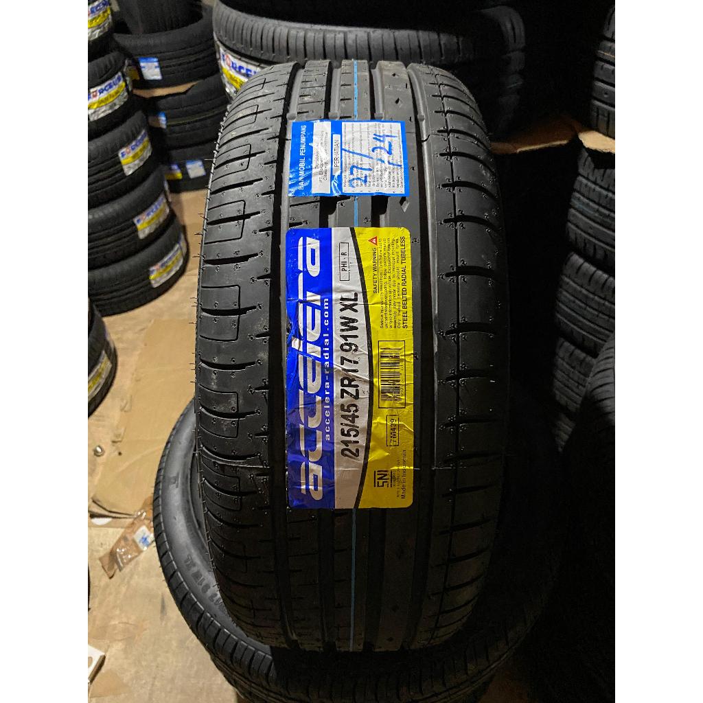 jual ban mobil tubeles  215 45 r17 accelera phi-r