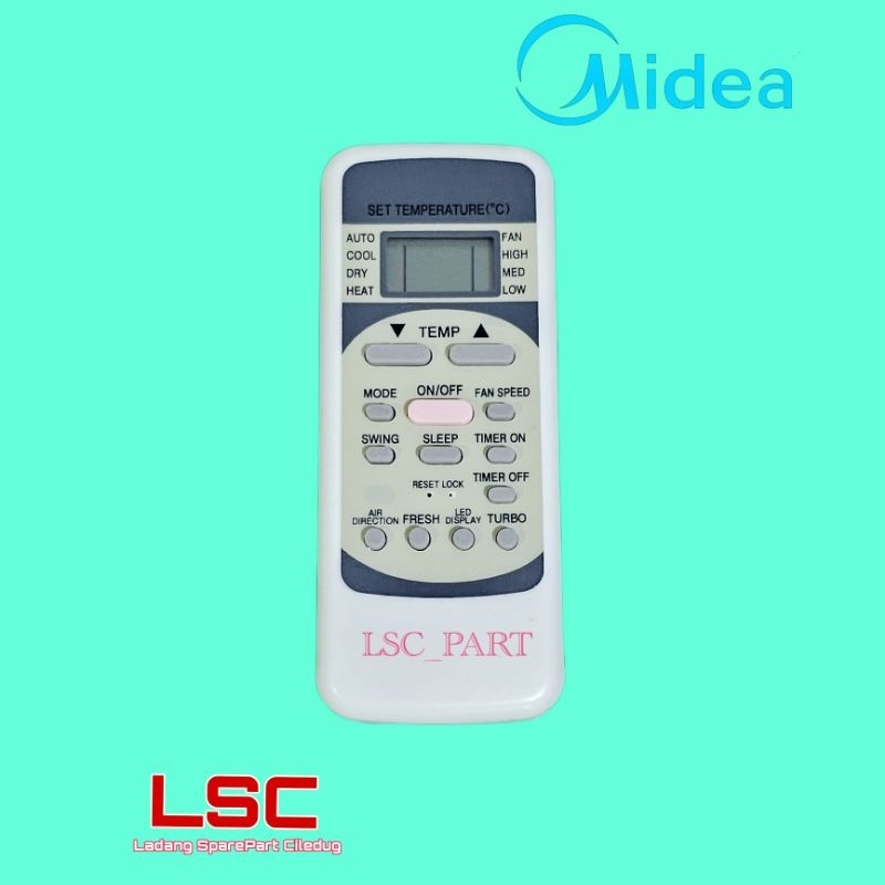 MD1 Remote Control AC Midea INVERTER Remot Ac MIDEA