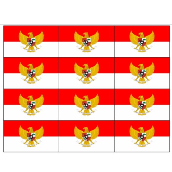 

PROMO 3 set gratis 1 set Stiker 17an Agustus bendera pipi