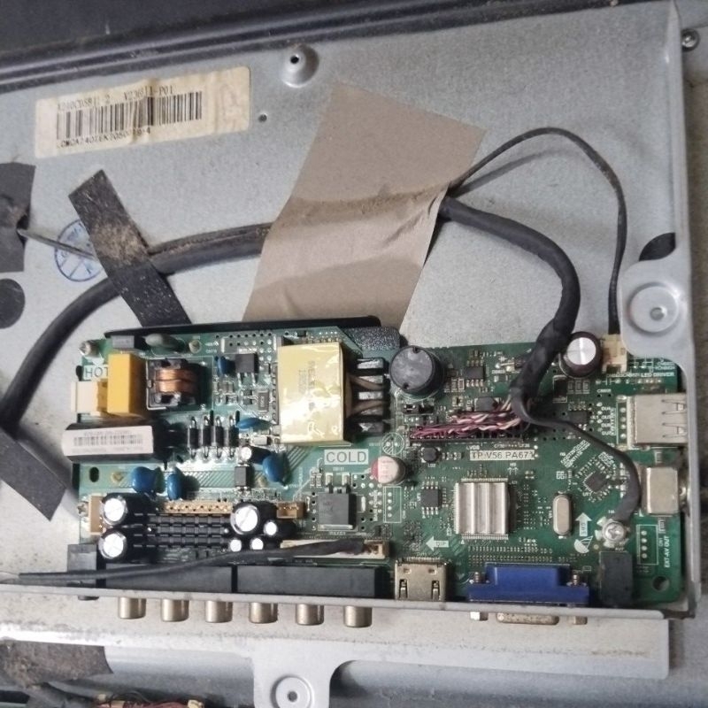 mesin tv toshiba 24l2800vj 24l2600vj