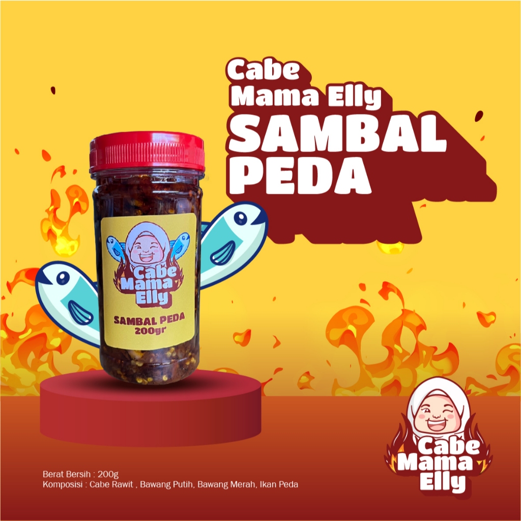 

CABE MAMA ELLY - SAMBAL PEDA 200G VIRAL