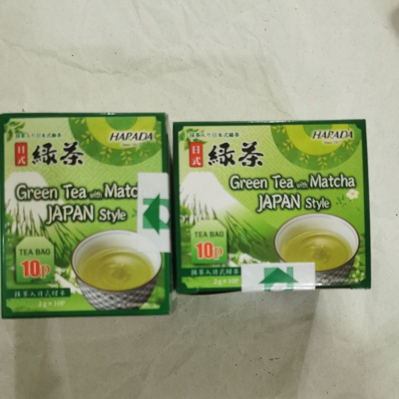 

Green Tea with Matcha Japan Style Harada isi 10p