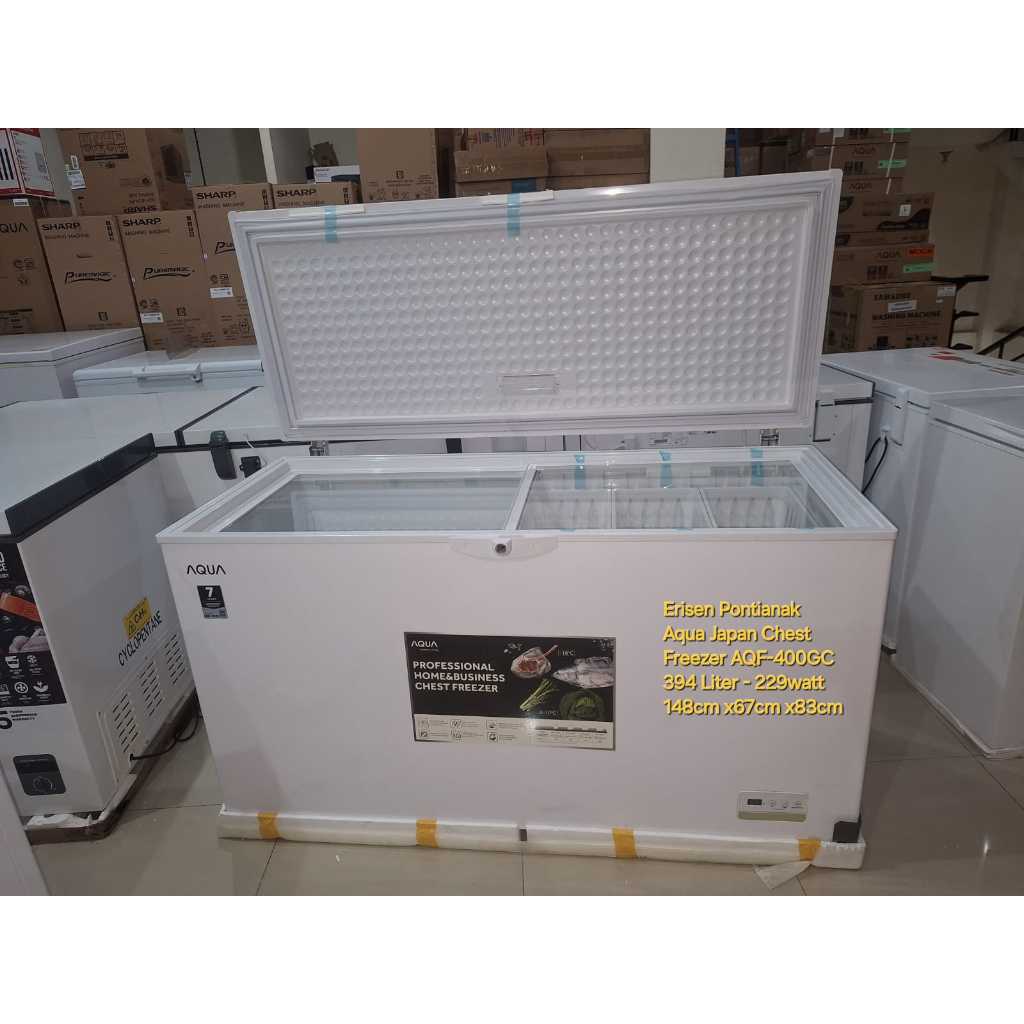 AQUA JAPAN CHEST FREEZER AQF-400GC