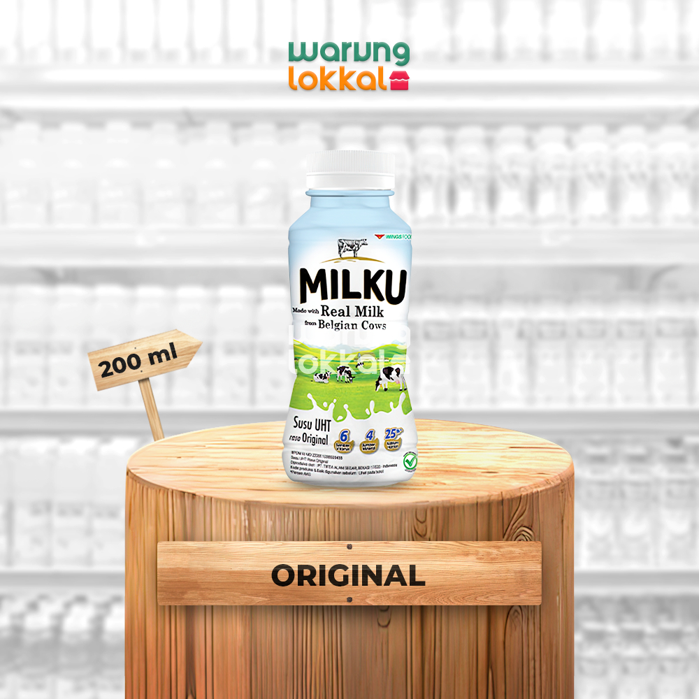 

Milku Susu UHT Original 200ml - Warung Lokkal