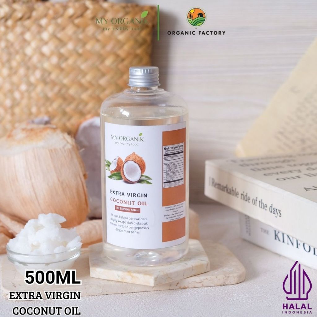 

My Organik Extra Virgin Coconut Oil Cold Pressed VCO EVCO Ekstra Virgin Minyak Kelapa Asli 100% Organik