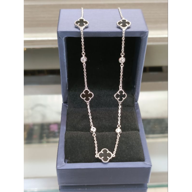 Kalung Koye Perak Clover 925 Asli