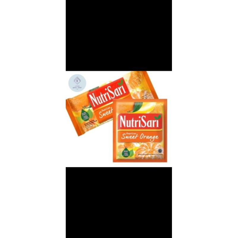 

Nutrisari American sweet orange isi 10x14gram