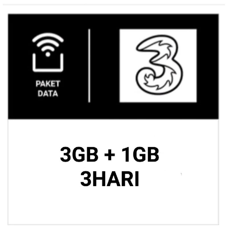 PROMO INJECT KUOTA TRI 4GB 3HARI