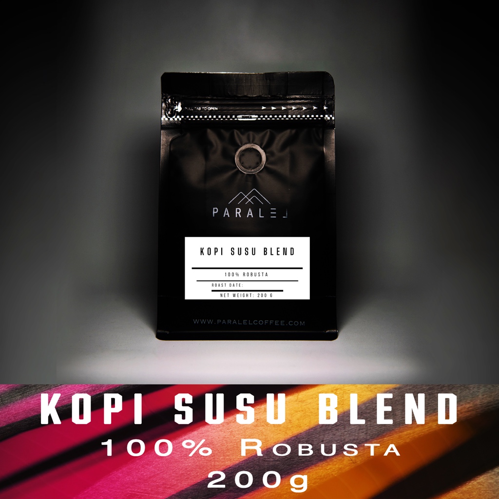 

Kopi Susu Blend 100% FINE Robusta 200g Coffee Beans Biji Kopi