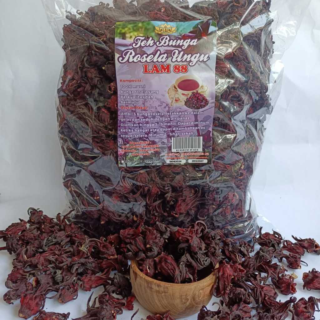 

Grosir 10kg Teh Bunga Rosella Ungu Premium - Kualitas Super