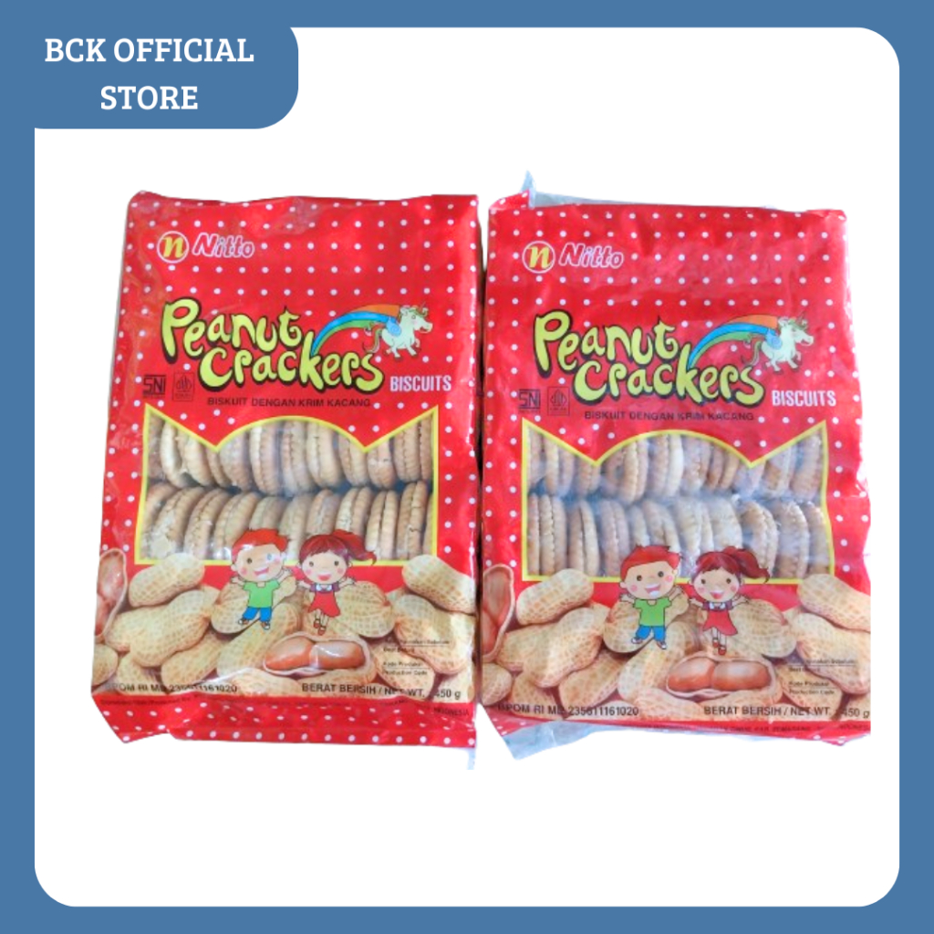 

Nitto Peanut Crackers/Biskuit Rasa Kacang 475gr