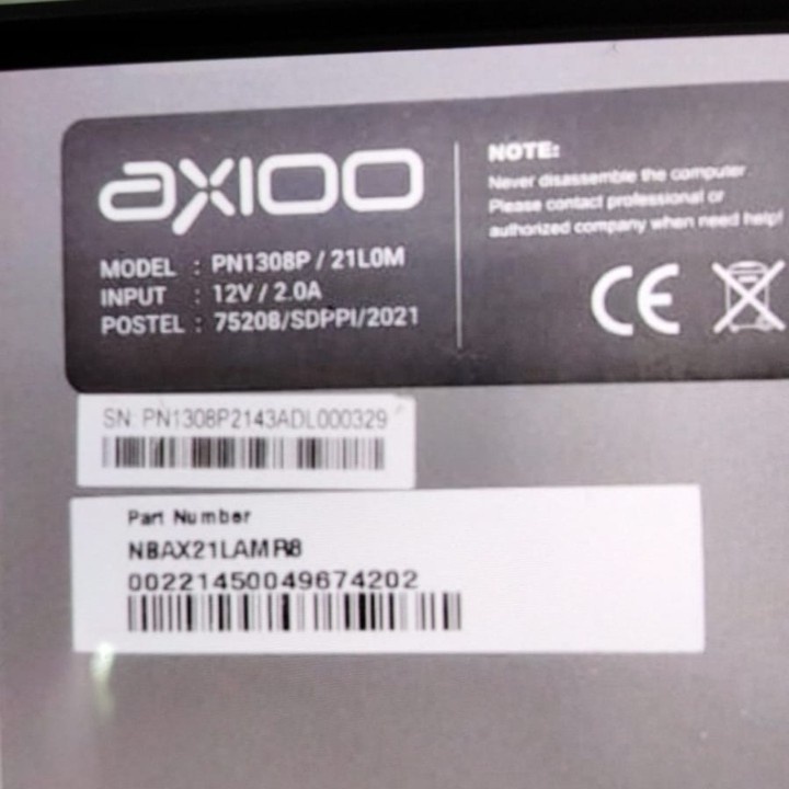Baterai Axioo Mybook 14F PN1308 PN1308P/21L0M NBAX21L NBAX21LAMR8