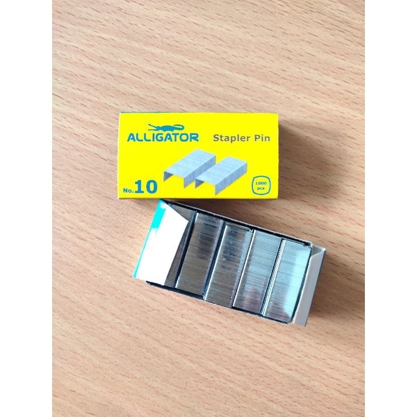 

ALLIGATOR ISI STAPLES / NECIS KECIL NO.10 REFILL HEKTER CETREKAN STAPLER PIN ALIGATOR 505100