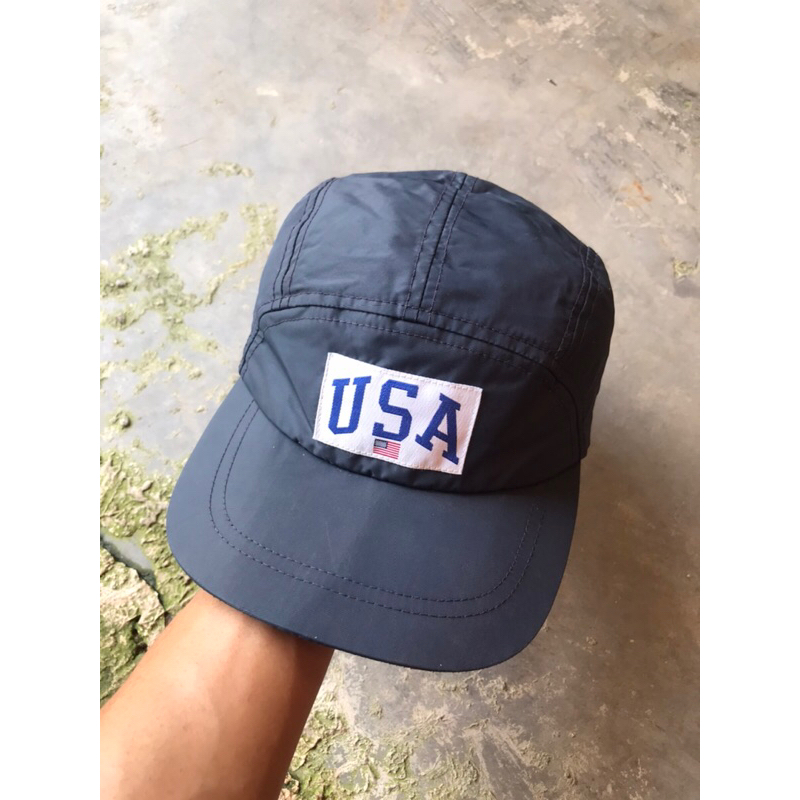 Topi Flanel Polo USA