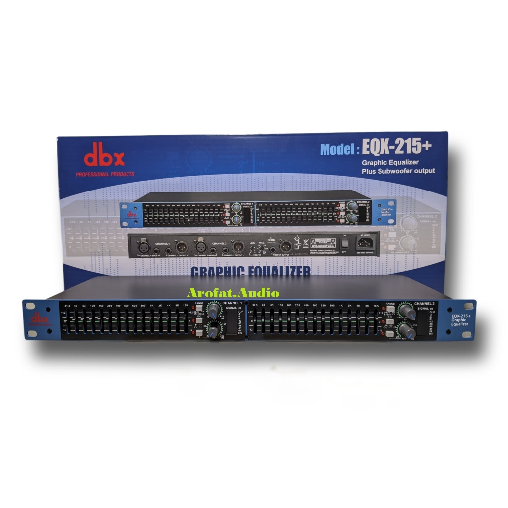 DBX Equalizer EQX 215 + Subwoofer / DBX EQX 215+/ DBX EQX215+Subwoofer