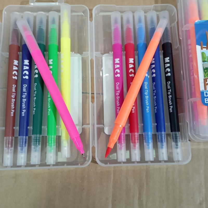

MACS BRUSH PEN DUAL TIP 12 warna / pack