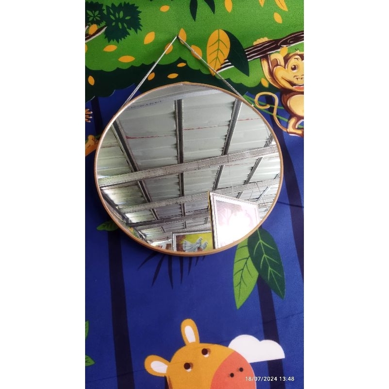 CERMIN bulat estetik cermin hias cermin gantung