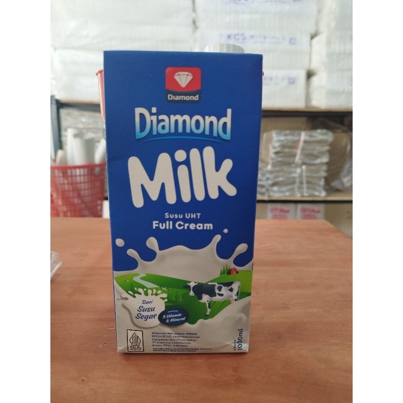 

Susu UHT Full Cream Milk Diamond 1 liter