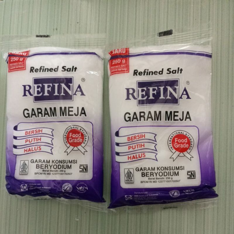 

Garam halus Refina 250 gram