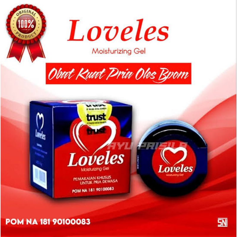 Loveles - Loveless Moisturazing Gel Asli Obat Pria Oles Herbal Alami Dan Original Gel Oles