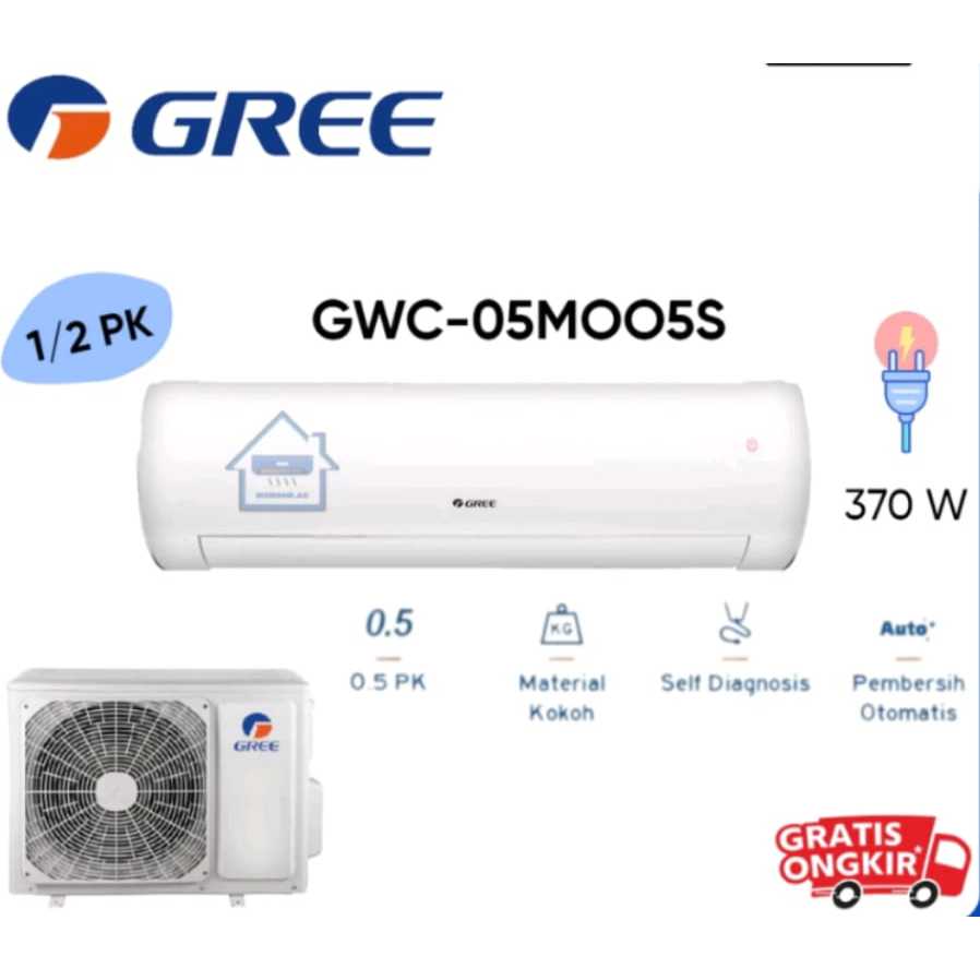 Ac Gree 1/2 - 1 PK Standard GWC-05MOO5S (AC 1/2 PK), GWC-07M005S (AC 3/4 PK), GWC-09N1A (AC 1 PK)