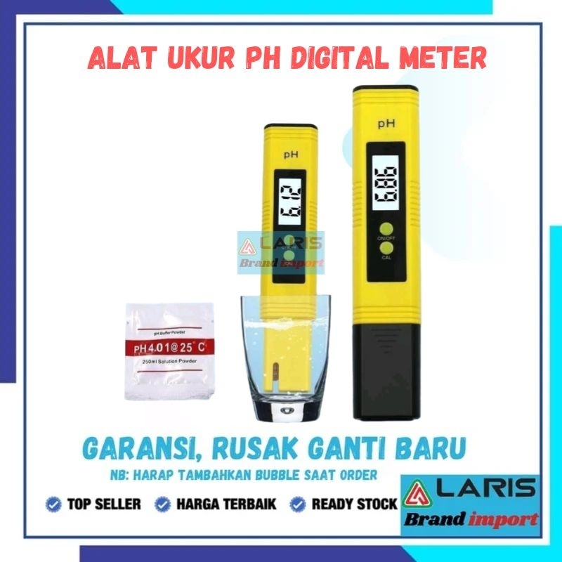 Alat Ukur Ph Digital Meter Hitung Uji Kadar Air Minum Akuarium Tester Akurat Praktis