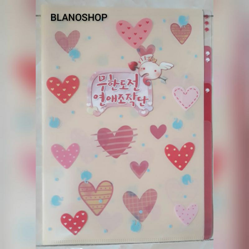 

Map Plastik Lucu 3 Folder Lots Of Love