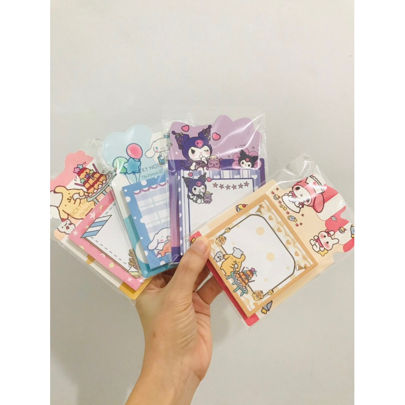 

sticky notes sanrio cute