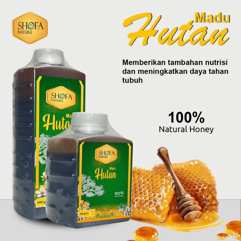 

Madu Murni Asli Hutan Belantara Shofa Nature Kemasan baru Untuk Menjaga Daya Tahan Tubuh.