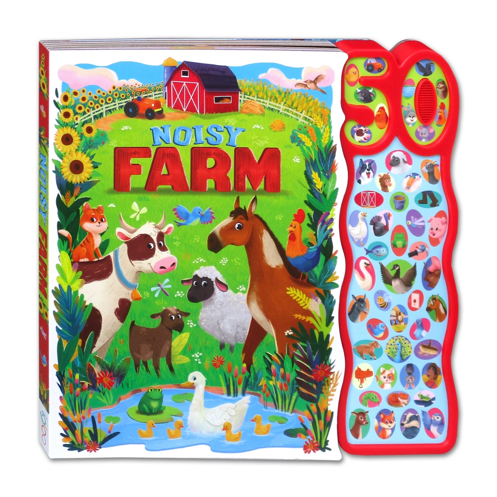 Noisy Farm Sounds Board Book With 50 Sounds [Igloo Books]
