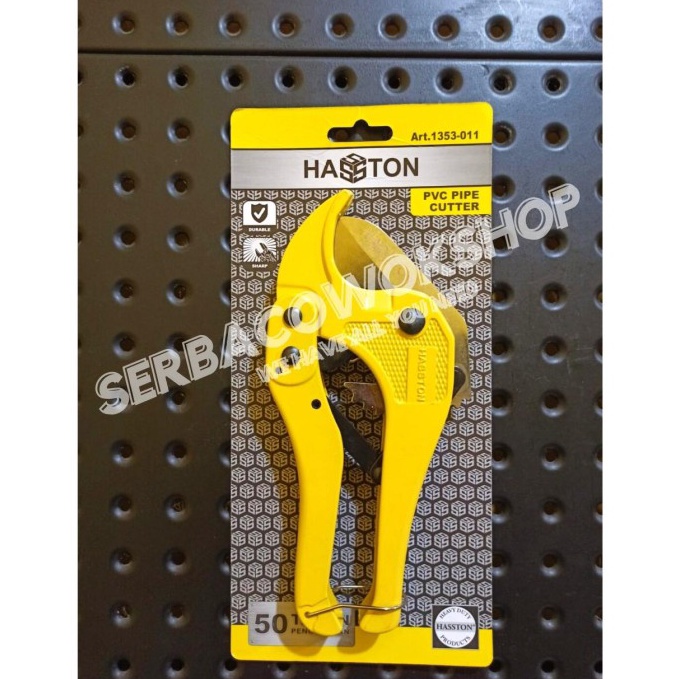 

HASSTON Gunting Pemotong Pipa PVC Pipe Cutting Paralon 42 mm KODE F9X4