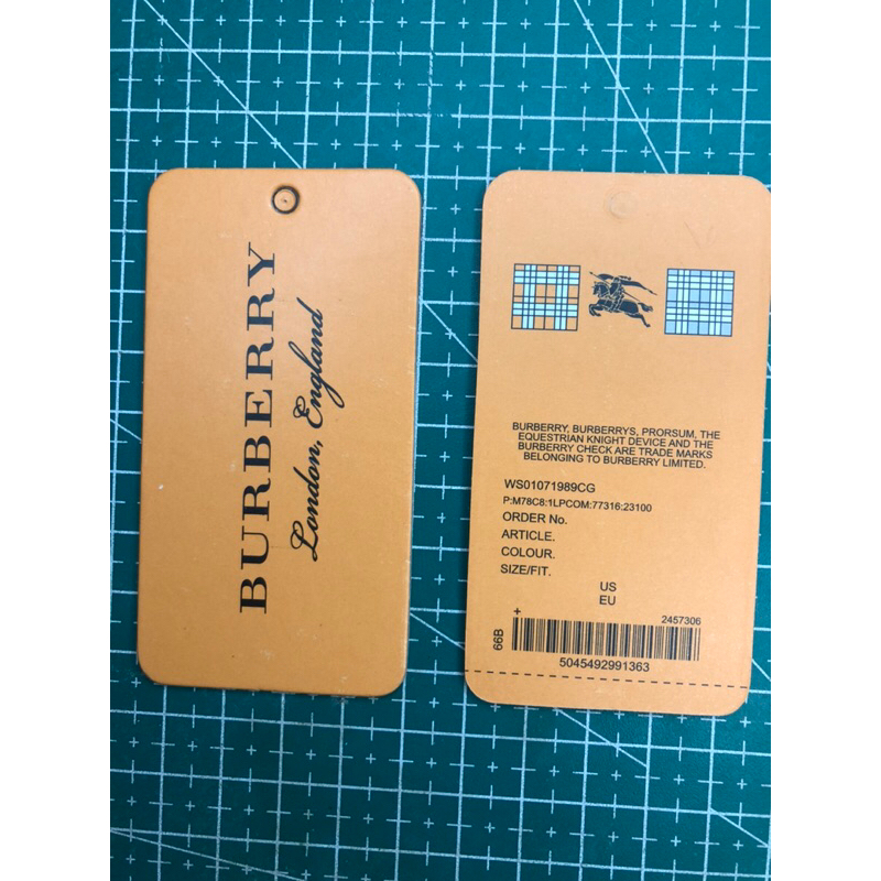 

TAG BURBERY SUPER PREMIUM CO 1x DI KIRIM 600PCS