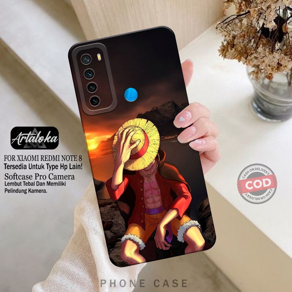 Softcase Hp Xiaomi Redmi Note 8 Fashion Case Anime Case Xiaomi Redmi Note 8 Silikon TPU Pro Camera C