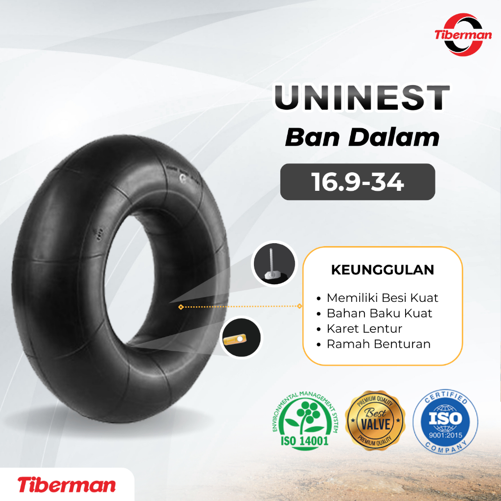 BAN DALAM TRAKTOR 16.9-34 MERK UNINEST VT