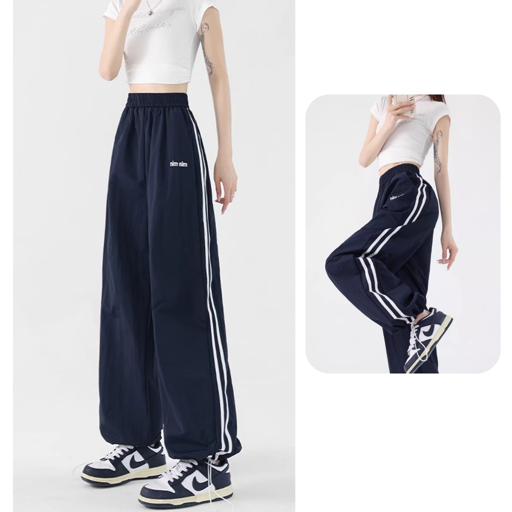 keygirl Celana Panjang Wanita Polos celana training Kasual/Jazz Dance Pants women's summer thin trac