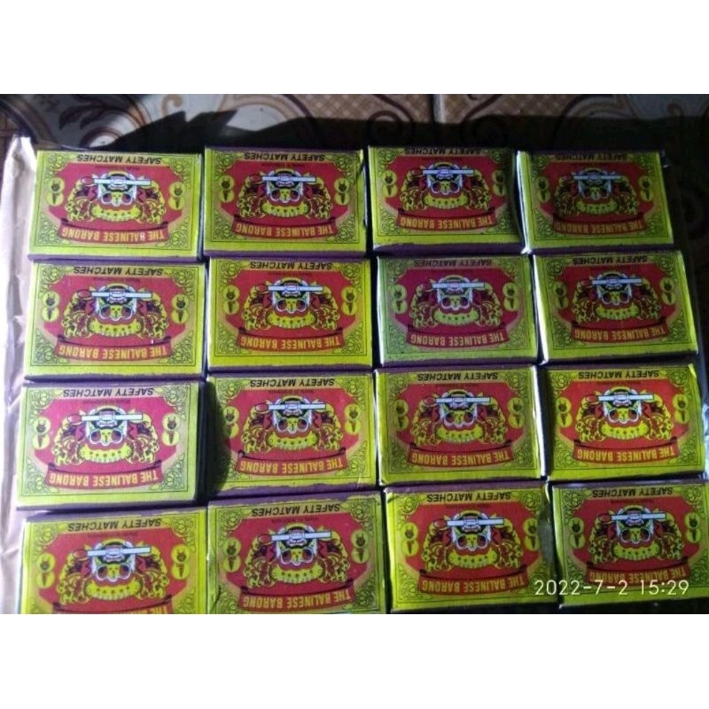 korek api kayu jadul jress safety matches the balinese barong batang unik klasik langka jres kotak